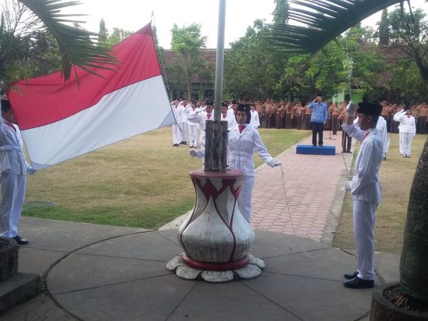 SNESA GELAR UPACARA PERINGATAN HUT KEMERDEKAAN RI KE 74