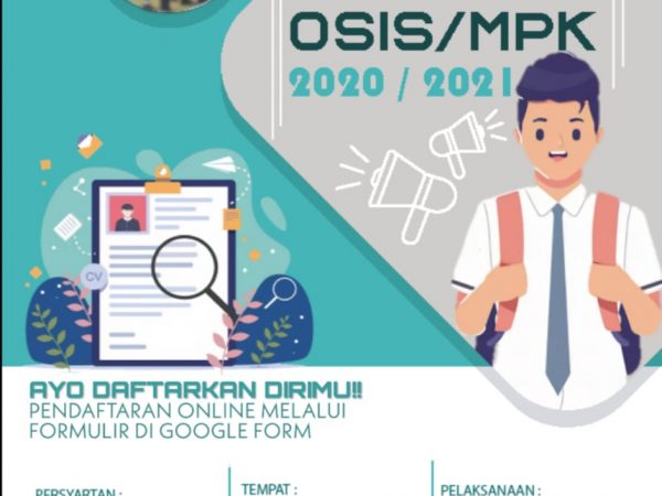 OPEN RECRUITMENT OSIS MPK SNESA 2020