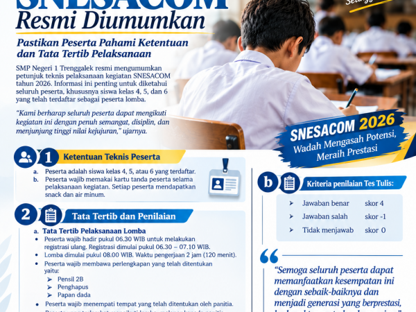Panggung Adu Kecerdasan Segera Dimulai! Ini Panduan SNESACOM 2026